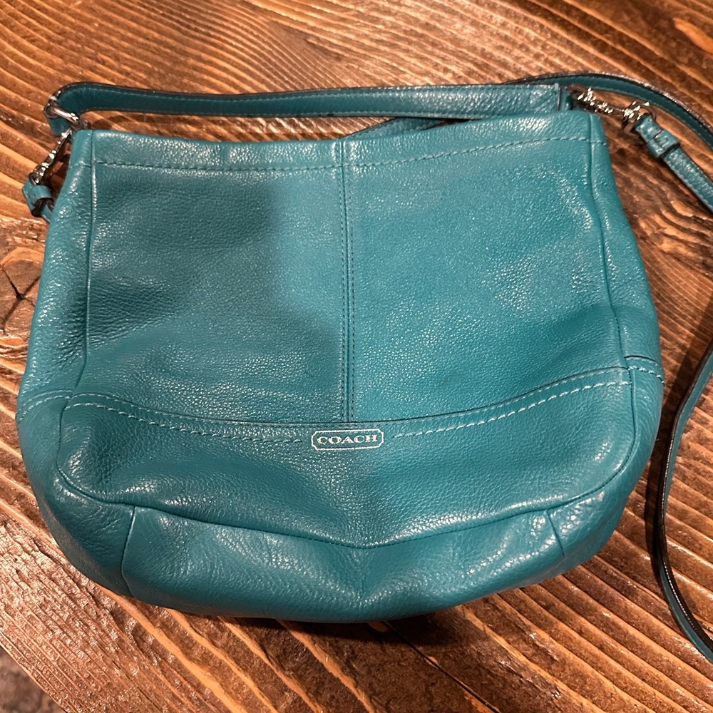 Green Coach Ellie File Bag